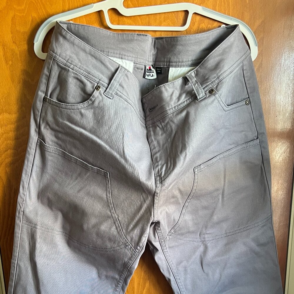 🏷️ KAVU Women's Cotton Very Casual Pants - Gray Size 12